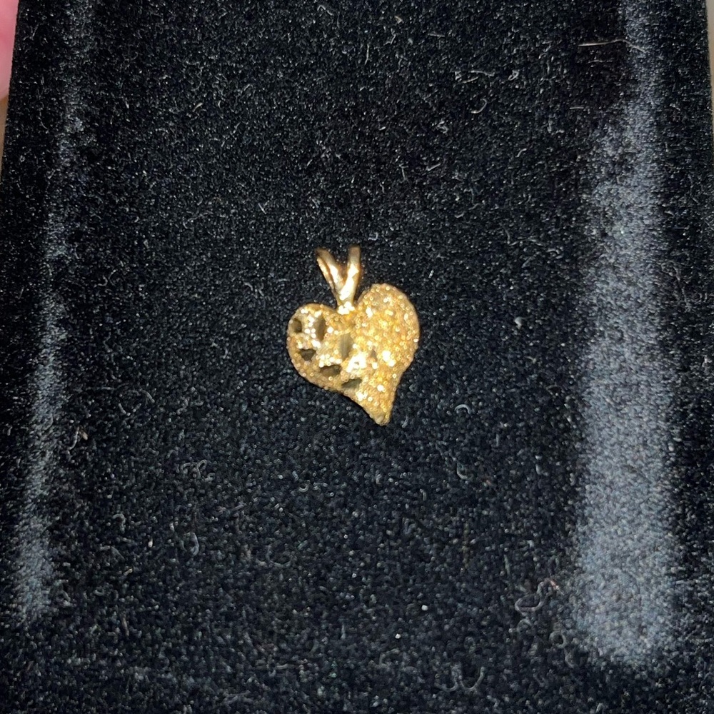 14k Gold Heart Necklace